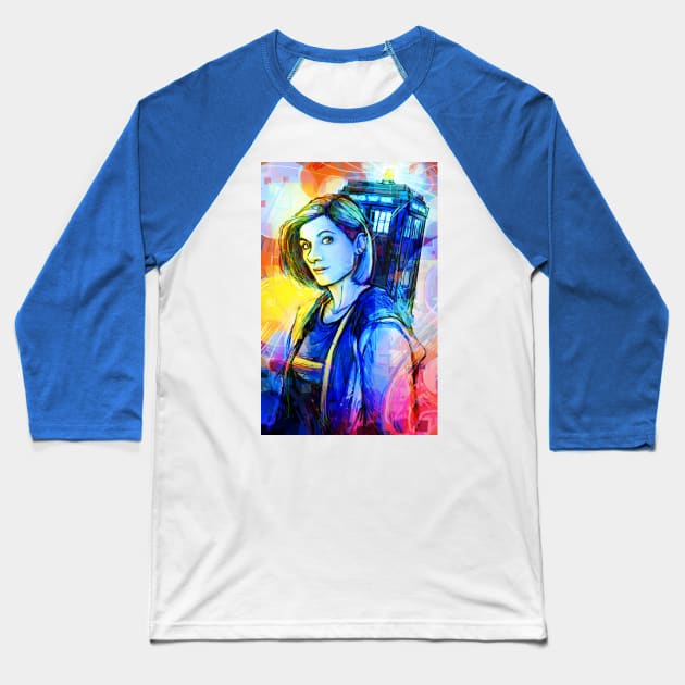 13th Doctor Baseball T-Shirt by sempaiko